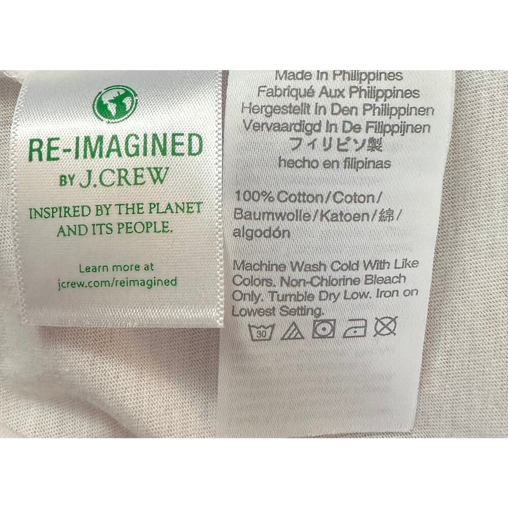 NWT J. Crew Tissue Turtleneck Top White Long Sleeve Lightweight Classic Size S - Picture 13 of 13